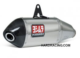 123400D520   Yoshimura RACE RS-4 FULL SYSTEM -  STAINLESS CAN W/CARBON FIBER END CAP & STAINLESS HEADER - HONDA CRF250L / RALLY  2017-19