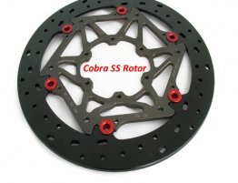 Braketech Cobra SS Front Rotors 330mm (set of 2) - 2023 Ducati Multistrada V4 Pikes Peak