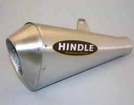 75-0107M  HINDLE Stainless Evo Megaphone Full System w/ STAINLESS TIP - 2017-2021 Kawasaki Z125 Pro