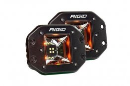 Rigid Industries LED Light Bar - RADIANCE SCENE  SERIES RED BACKLIGHT FLUSH MOUNT PAIR  68212