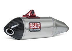 133002D520  Yoshimura   RACE RS-4   SLIP ON -  STAINLESS CAN W/ CARBON FIBER END CAP - YAMAHA  WR250R '08-'20/WR250X '08-'11