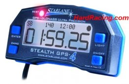 STARLANE Stealth GPS-4  GPS LAP TIMER w/ Track Mapping, C-CSTHGPS4X