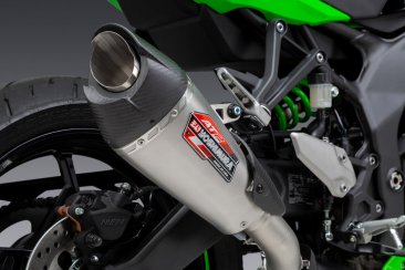 Yoshimura  AT2 Slip On   Full Stainless w/ Carbon End Cap   Exhaust - Kawasaki  ZX-4RR    2023-24   14720BP520