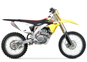 219202D320   Yoshimura  SIGNATURE RS-4   SLIP ON -  ALUMINUM  CAN W/CARBON FIBER END CAP -  SUZUKI RM-Z450  '08-17