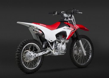 221200B250   Yoshimura RS-2 FULL SYSTEM - CARBON FIBER CAN W/STAINLESS HEADER - HONDA CRF125F   2014-18