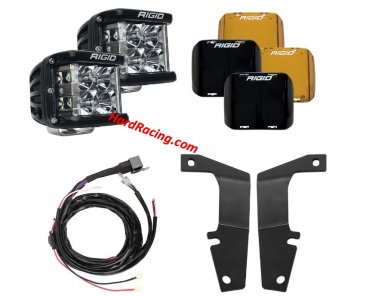 Rigid Industries A-Pillar Light Kit with D-SS Flood Lights - '10-'23 Toyota 4Runner, 46703