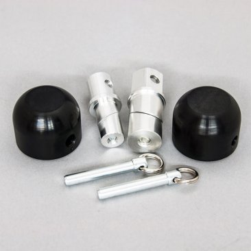 45-0338R   WoodCraft Axle Sliders -Honda CBR600RR /ABS 2013-24 Rear Axle