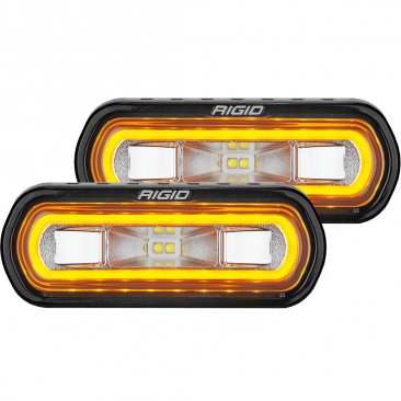 Rigid Industries LED Light Bar - SR-L Series Spreader - Amber  Halo Flush Mount or Surface Mount
