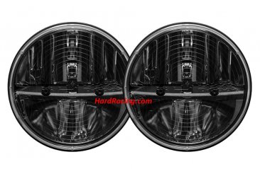 Rigid Industries Truck-Lite Series 7" Headlight Kit ROUND HEATED with H13 to H4 Adaptor (PAIR), 55005