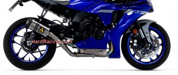 71179HKR Arrow Half System Exhaust w/ Indy Race Titanium Silencer - '17-'22 Yamaha R1