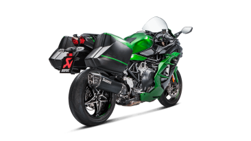 S-K10SO21-HRAABL  Akrapovic Titanium Black Slip-on - '18-19 Kawasaki Ninja H2 SX