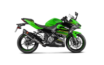 S-K4SO6-APC    Akrapovic Carbon Slip On - '18-24 Kawasaki Ninja 400