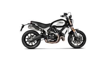 S-D11SO4-HBFGT  Akrapovic Titanium Slip-on - '18-19  Scrambler 1100