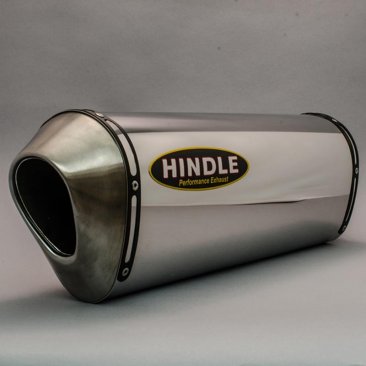 75-0305S   Hindle Full Stainless Exhaust w/ Evolution Satin SS Can  Honda Grom 2014-16
