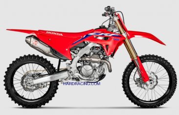 S-H2MET13-FDHLTA  Akrapovic Dirt Exhaust - Honda- CRF 250 R/RX '22-24   Titanium Evolution Full System