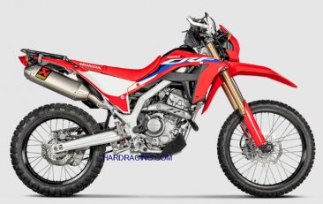 S-H3SO10-BNTA    Akrapovic Dirt Exhaust - Honda- CRF 300 L/ Rally  '21-24  Titanium  Slip On