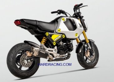 S-H125SO4-ASZTBL  Akrapovic Titanium  Slip-on - 2022-24   Grom RR