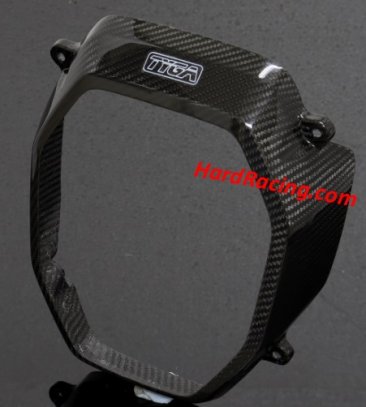 BPCX-7548  Tyga Performance Carbon Fiber Front Bezel for Headlight - 2022+ Honda Grom RR (SPECIAL ORDER)