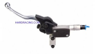 Brembo Master Cylinder, Clutch, PS 9x17.7 w/ Integrated Reservoir w/ Polished Adj. Lever .40, MX, Off-Road Axial, Front, Silver   10920349
