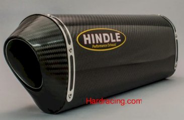 75-0150CC   Hindle Full Stainless Exhaust w/ Evolution  Carbon Fiber Can    Kawasaki  ZX600 Ninja ZX-6R/ ZX636 Ninja ZX-6R Models [