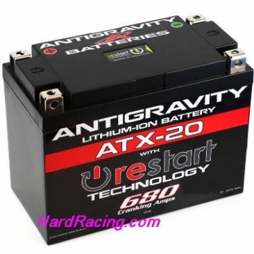 AntiGravity RE-Start Lithium Battery ATX-20    20-cell 12v  10Ah  Motorsport Battery AG-ATX20-RS
