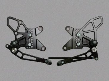 RS415k  Vortex Rear Sets - Kawasaki '09-'12   ZX-6R V2 Series - BLACK