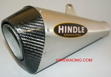 75-0731MC  Hindle Full Stainless Exhaust w/ Evolution Megaphone Stainless Can  and Carbon End Cap  G310R 2018-24