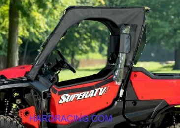 UTV-  SuperATV HONDA PIONEER 1000 PRIMAL SOFT CAB ENCLOSURE UPPER DOORS   SE-H-PIO1K-001