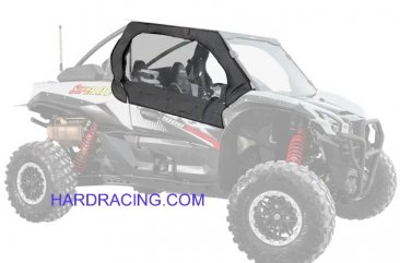 UTV -  KAWASAKI TERYX KRX 1000 PRIMAL SOFT CAB ENCLOSURE UPPER DOORS    SE-K-KRX-001