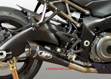 SU6232-GP19 M4 Exhaust - Suzuki- '16-24  GSX-S 1000/ 1000F   GP Black Satin Can Full System