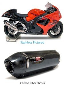 1121205, 1121202  Yoshimura R-77 Dual  Slip-ons (Street Series) - '08-'20 Suzuki GSX-R1300 (BUSA)