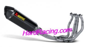 S-S13R2-RC  Akrapovic Race System w/ SINGLE Carbon HEX - '08-17 BUSA