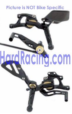 VCR-K04  GILLES Rear Sets - '09-'12 ZX-6R Style(38GT)