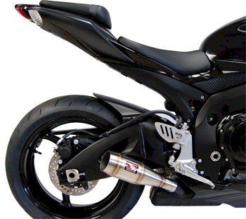 WS757  WERKES USA SS Shorty GP Slip-on - '08-'10 Suzuki GSX-R 600/750