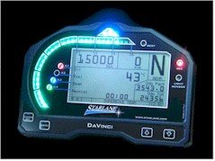 STARLANE "Davinci SX"  DIGITAL DASH w/ GPS & NRG Quickshift - Aprilia RSV4 Only  STL-DAVIN-SX