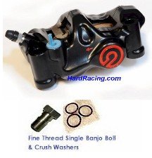 Brembo 484  BLACK  FRONT Brake Calipers  (FREE EXPRESS SHIPPING) 220.B473.20, 220.B473.10