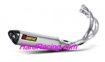 S-K6R7-HT  Akrapovic Titanium Hex Full System Carbon End - 2012-16  ER6N/F