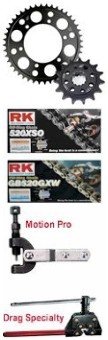 DRIVEN STEEL 520 Conversion Kit w/ RK Chain - "STEEL" REAR  RK-DRI-STRR