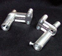 50-0642  Woodcraft Frame Sliders - Ducati 848/1098/1198 Under Bodywork Frame Slider Base Kit (Black Plastic Pucks included)