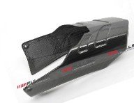 CDT - Ducati-749 '02-'06, 999 '02-'06 -Carbon Rear Exhaust T.Protection  35684, 210781