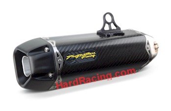 005-3890405-T  TWO BROTHERS - Slip On w/ Carbon Canister  '13-15 Ninja 300 (TARMAC SERIES)