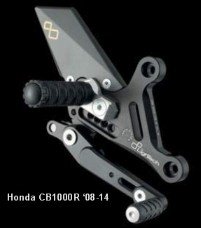 FTRHO001X  LighTech Rear Sets - Honda -  CB 1000 R  '08-'15