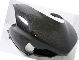 CDT - Ducati-1098 '07-'08, 1098R '07-'09, 1198 '09-'11,  848 '08-'10, 848 Evo '11-'13  -Racing Carbon  Headlight Fairing Racing - Oversized Air Intake  35071, 210827