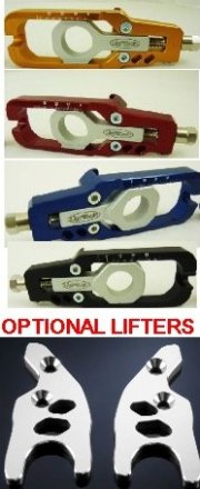 TEYA003 LighTech Chain Adjusters & Lifters - '15-'18 Yamaha R1/M