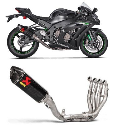 S-K10R9-ZC   Akrapovic Race w/ Carbon HEX - '16-18  Kawasaki ZX-10R