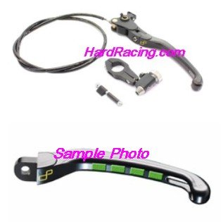 LighTech - Folding Brake Lever with Remote Adjuster - Alien Grip Soft Touch -LEVSXX