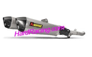 S-K14SO6-HZAAT  Akrapovic Titanium Twin  HEX Dual Outlet Slip On - '16-'19   ZX-14R
