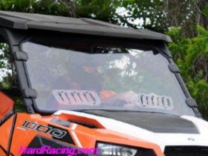 UTV Windshields -Polaris General Scratch Resistant Vented Full Windshield   WS-P-GEN1K-V-70