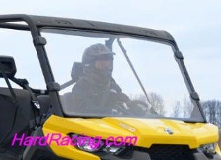 UTV Windshields - Can-Am Defender Scratch Resistant Full Windshield   WS-CA-DEF-70