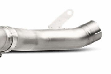 L-K10SO7T  Akrapovic  TI Link Pipe (For use w/ Slip-ons ONLY) -'17-18  Kawasaki ZX-10RR